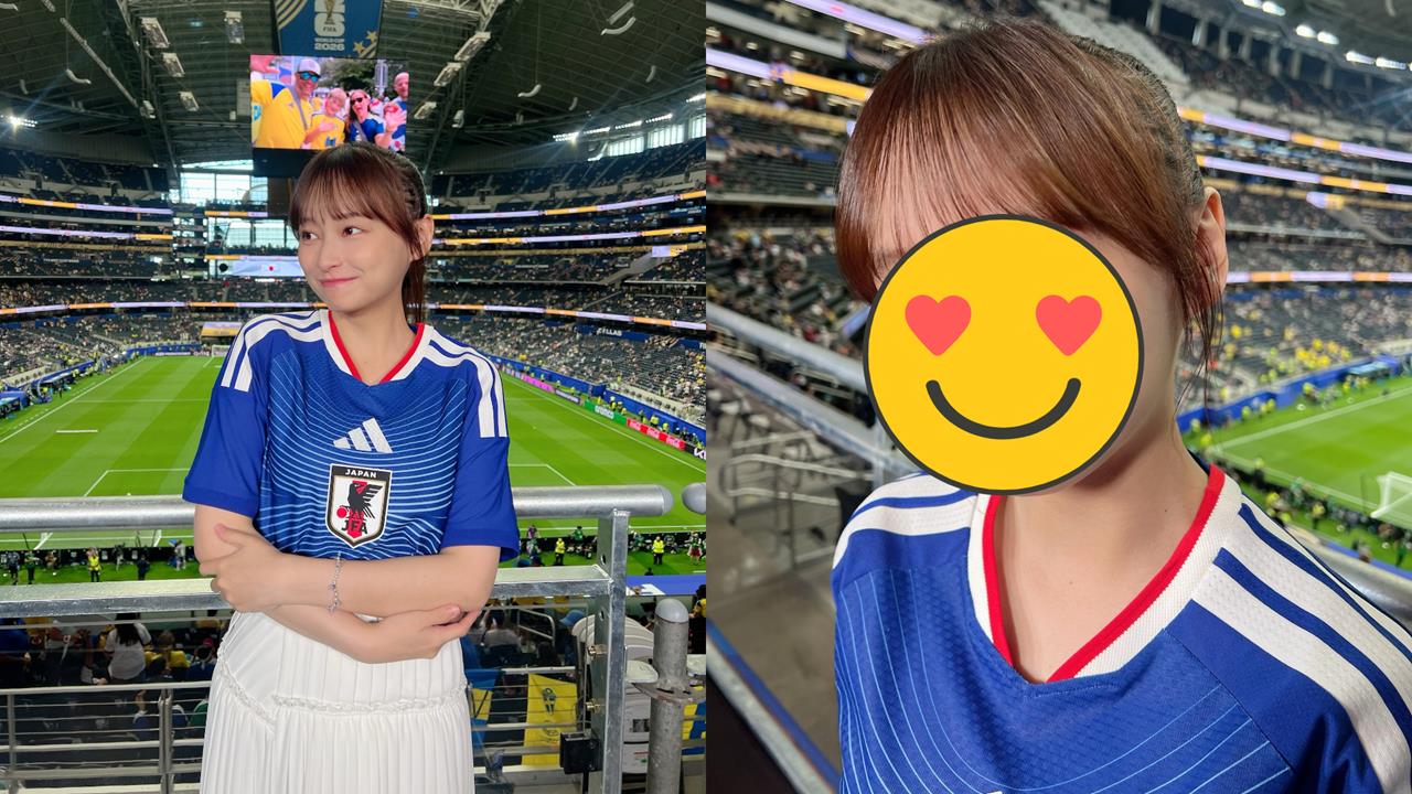 世足賽/日向坂46偶像變足球專家!影山優佳「第一線採訪」 分析陣型、先發她都行