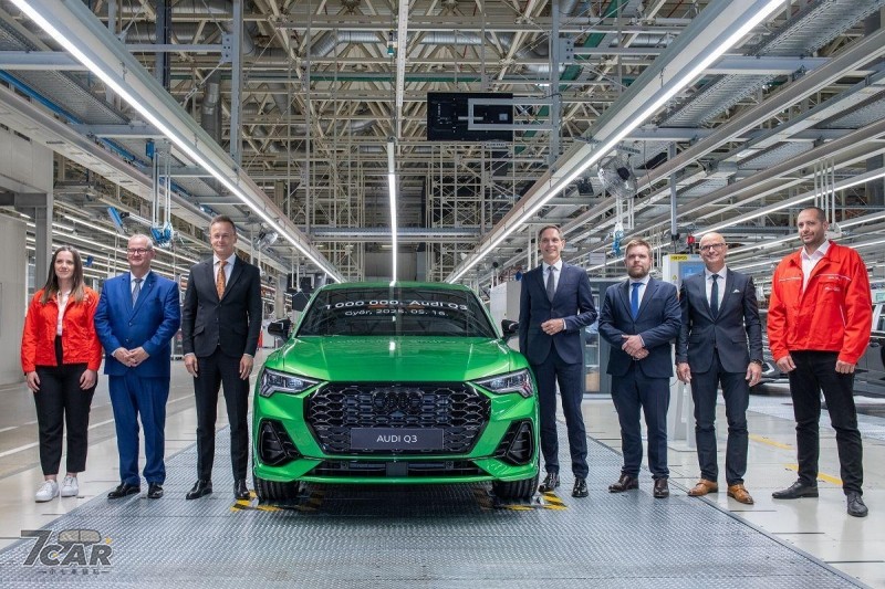 新世代車型將於 2025 夏季登場　第 100 萬輛 Audi Q3 於匈牙利 Győr 工廠正式下線