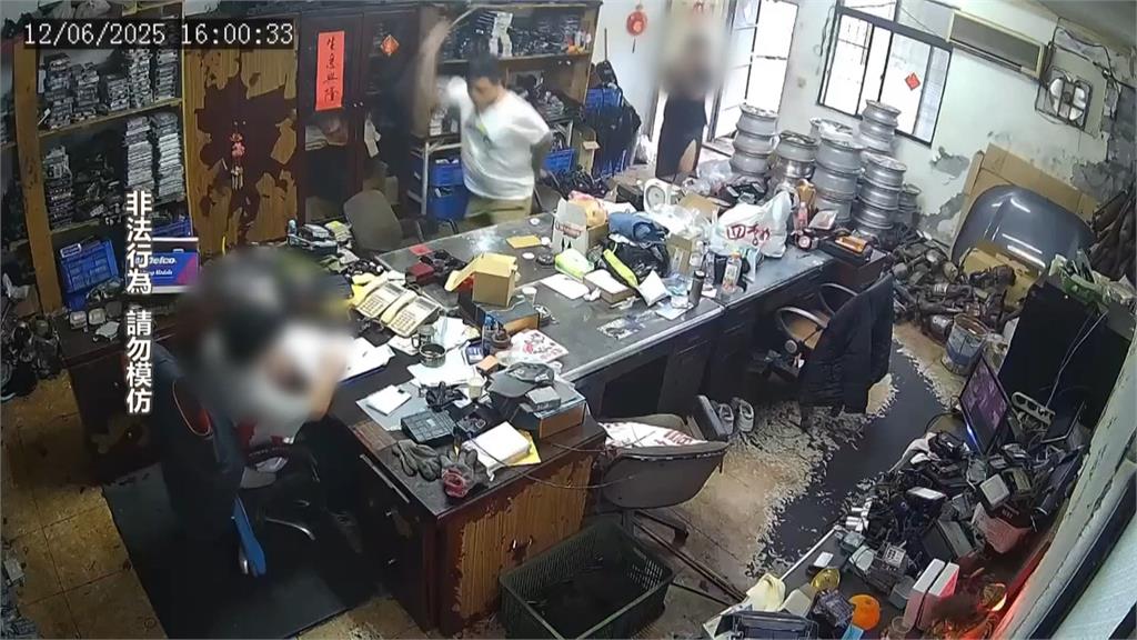收購二手報廢車惹上麻煩　回收廠被惡煞砸店嚇壞了