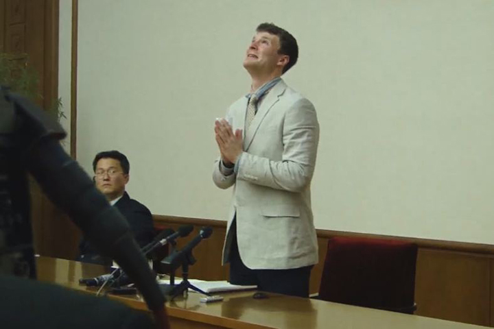 被北朝鮮拘留 美留學生食物中毒昏迷1年