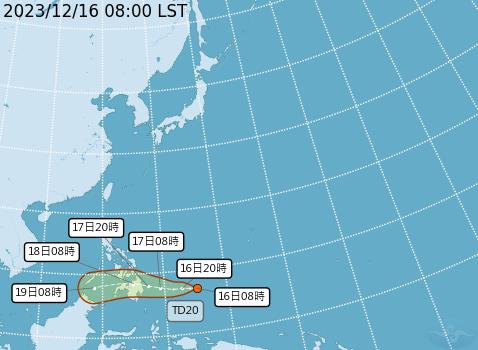 快新聞／12月還有颱風！「鯉魚」24小時內生成　最新路徑曝光