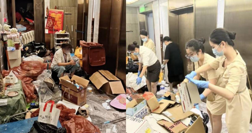 老婦住頂級社區拾荒！近1.5億豪宅堆滿垃圾　「蟑螂滿天飛」鄰居崩潰