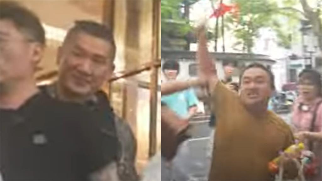 中國行尾聲爆衝突!小粉紅揮五星旗亂入嗆聲「台獨狗」館長反應曝光