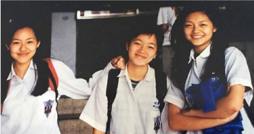 小S合體阿雅穿校服回母校　曬畢冊隔空喊話大S：好想妳