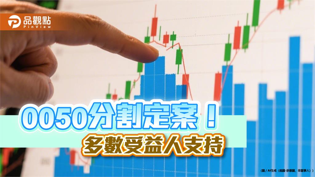 0050分割案通過！贊成者佔出席94.23%　1張將拆4張