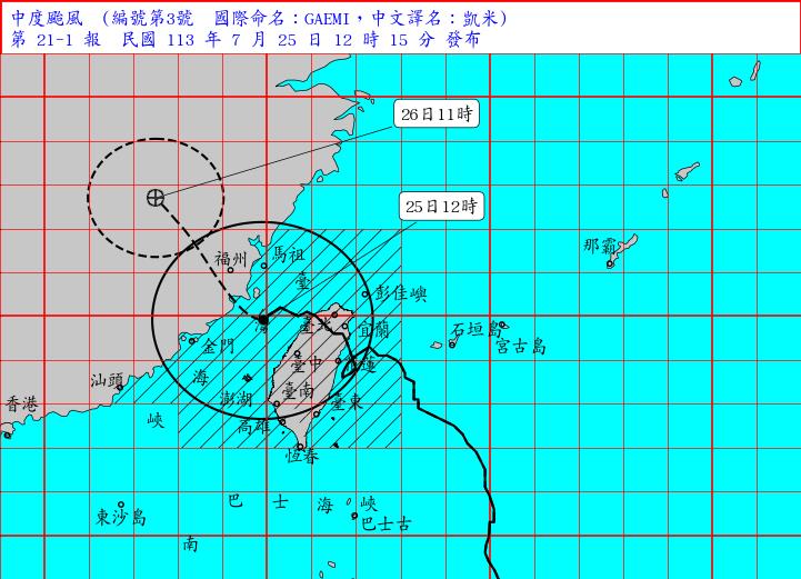 不斷更新／強颱凱米暴風壟罩台灣　全國今日同步放「颱風假」