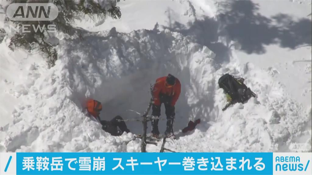 日本第三高活火山「乘鞍岳」雪崩！多名滑雪客遭活埋 緊急開挖與時間搶命！