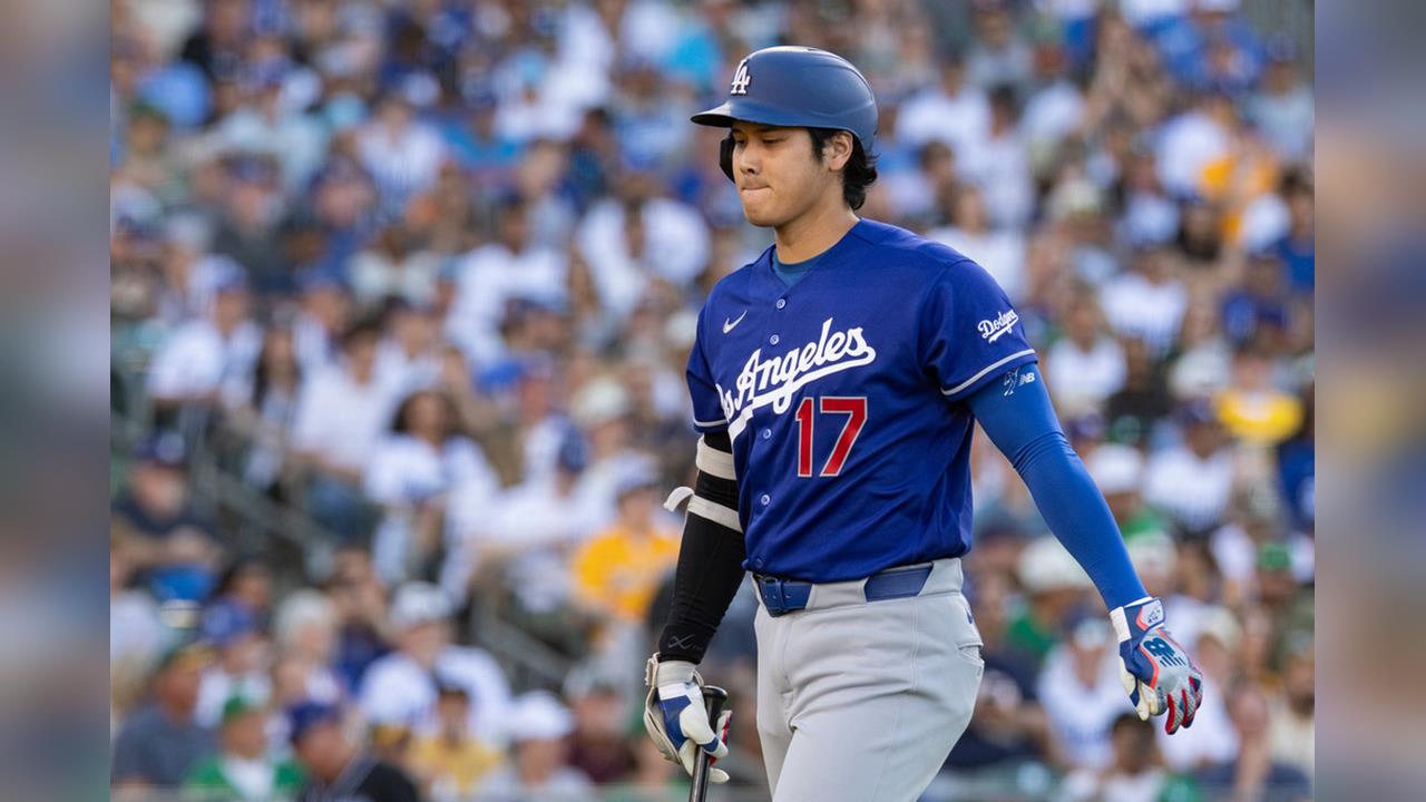 MLB(影)／大谷翔平5打數掛蛋苦吞2K！道奇火力遭封鎖1：7慘敗中斷4連勝
