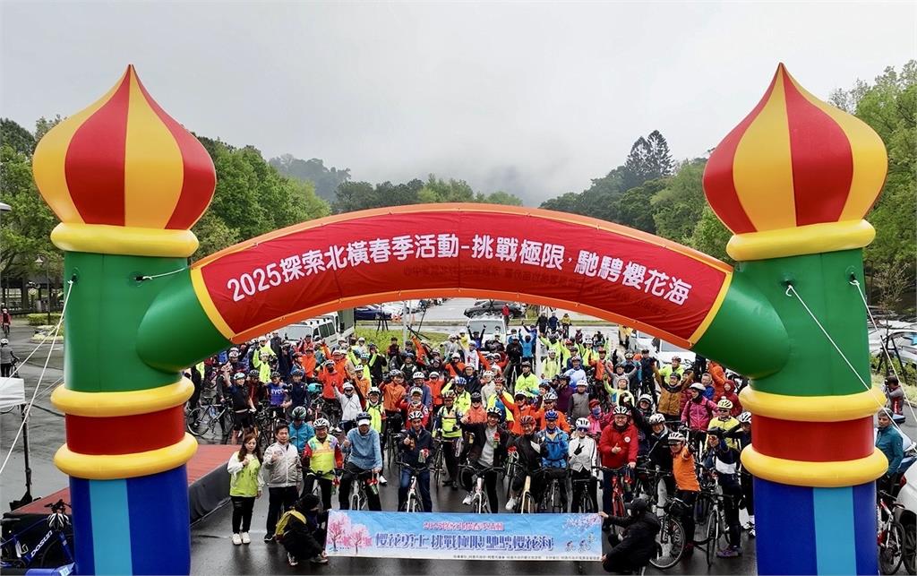 北橫櫻花勇士完騎挑戰 千名車友熱血挑戰42.5K