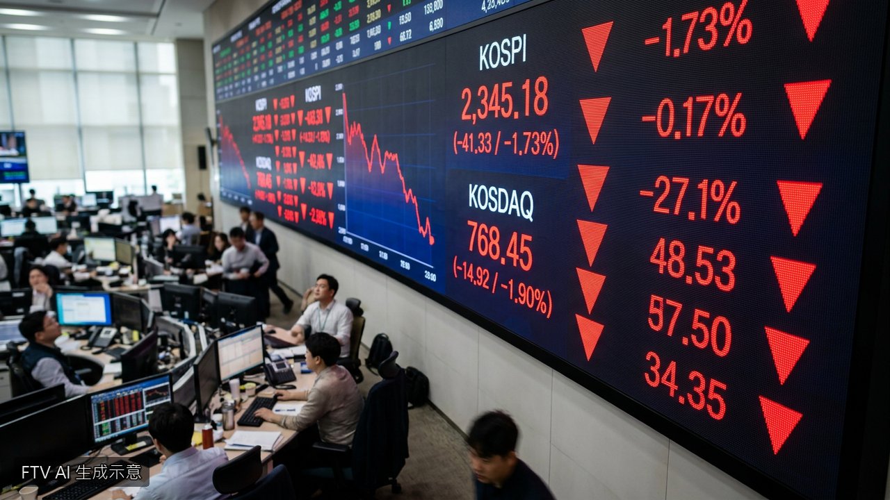 美股科技股重挫！南韓Kospi暴跌逾6% 三星海力士慘摔