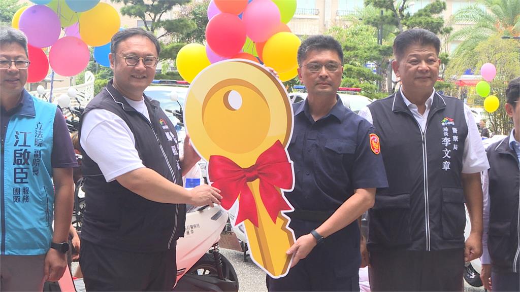 巡邏兼顧綠能環保！　台中警採購450輛電動機車