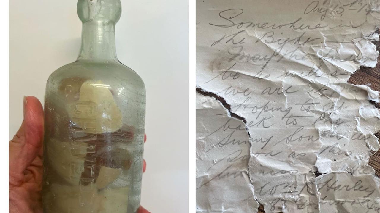 橫跨108年的奇蹟澳洲海灘驚見「一戰士兵瓶中信」！內容曝光後代超激動