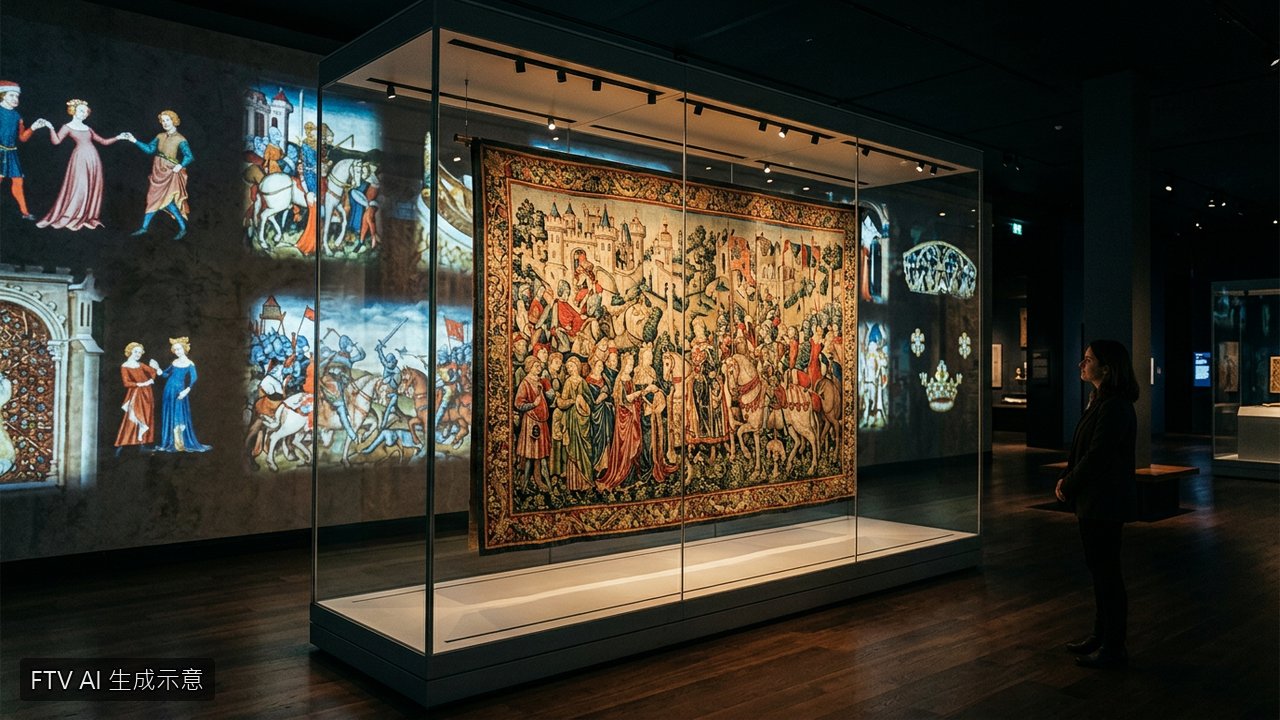 法國國寶貝葉掛毯首度借展倫敦 大英博物館掀搶票狂潮