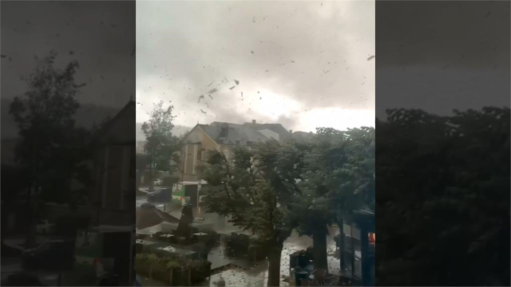 盧森堡南部遭龍捲風侵襲 釀7人受傷