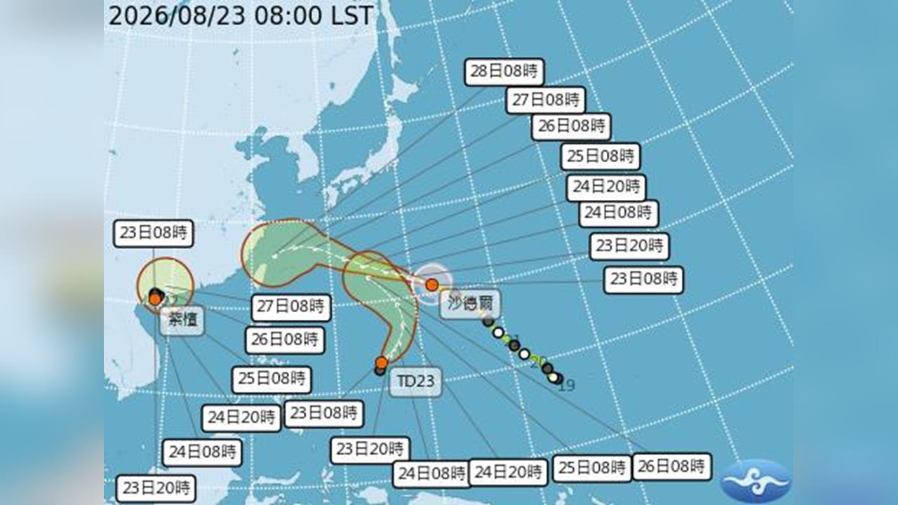快新聞／又要放颱風假？「沙德爾」這兩日襲台　今年首登陸台灣機率全曝光