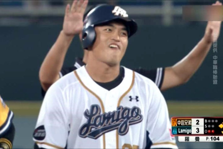 朱育賢致勝斷棒安打 桃猿3：2險勝中信兄弟