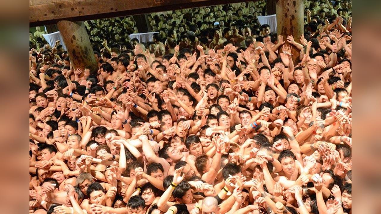 日本５００年歷史「岡山裸祭」　驚爆推擠意外　　６人受傷其中３人昏迷