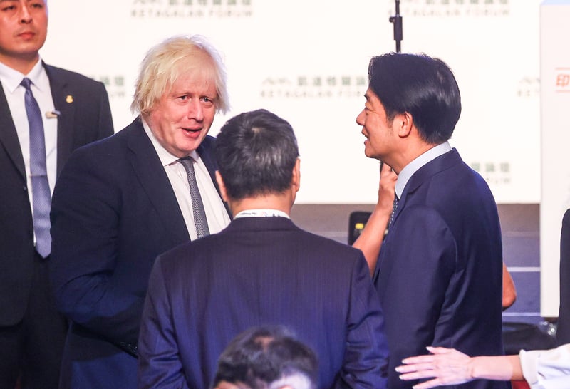 賴清德會見前英相強生　重申明年8千億國防經費「維持現狀、台海和平」