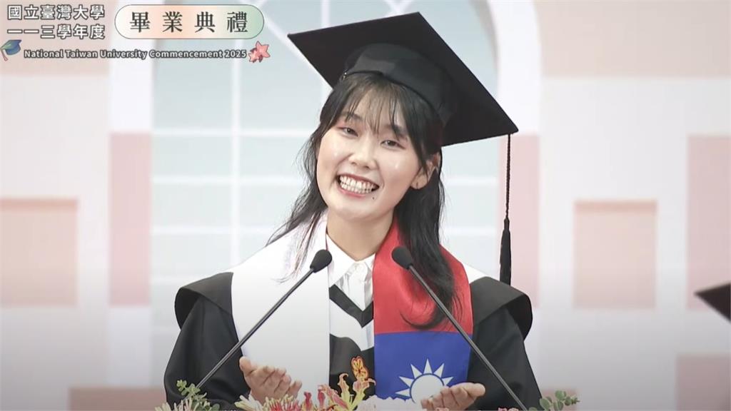 台大韓國正妹4歲學中文！畢典淚喊「感謝父母沒姍姍來遲」…這1幕全網看哭