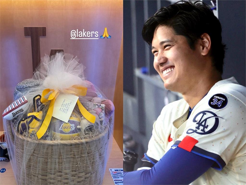 MLB/湖人隊招募大谷翔平行動開始了!女兒收到嬰兒版球星應援包