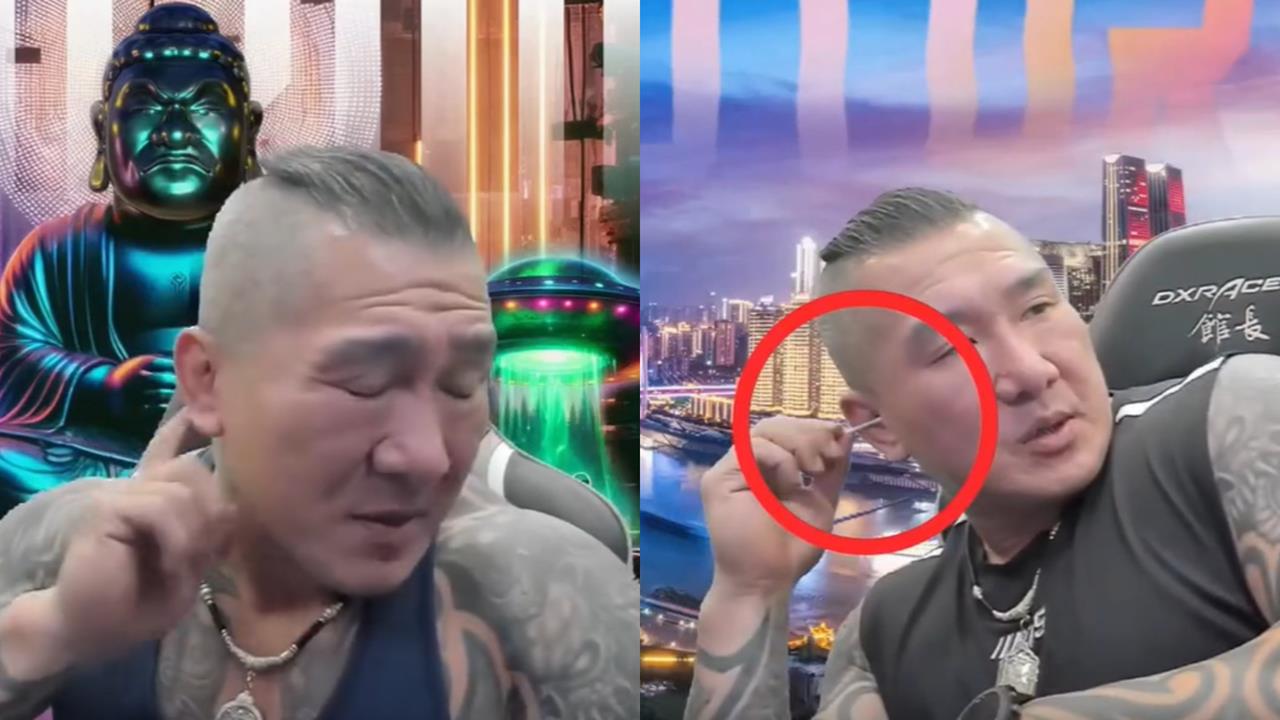 館長「直播吃耳屎」噁翻網！還原「棉花棒食安事件」下秒惱羞：吃也是我的自由