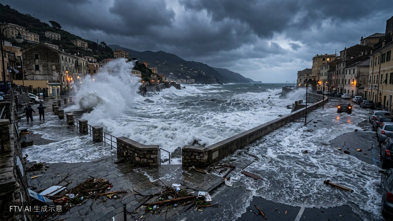 希臘克里特島暴雨成災！洪水沖走車輛　觀光客緊急撤離