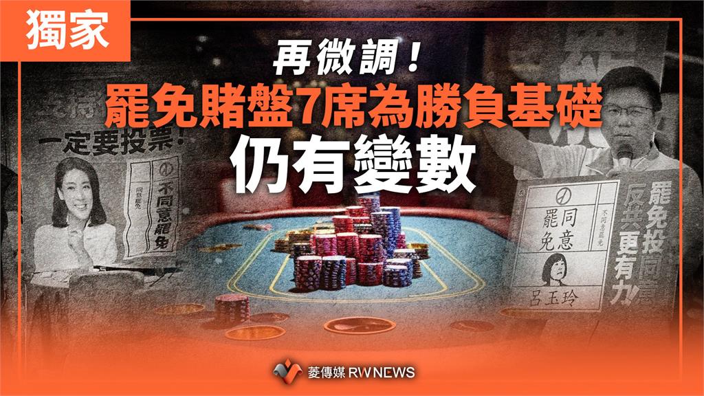 獨家/再微調!罷免賭盤7席為勝負基礎 仍有變數