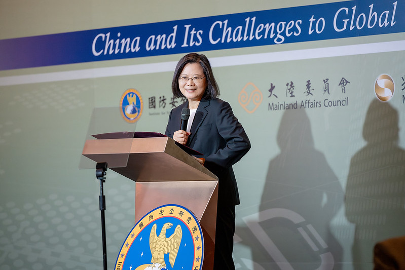 快新聞／台灣安全與印太、世界息息相關　蔡英文：人民有決心守護自由民主