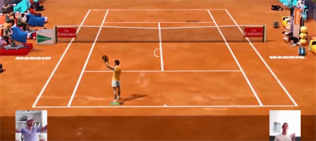 虛擬網球馬德里大師賽開戰 納達爾、莫瑞順利晉級