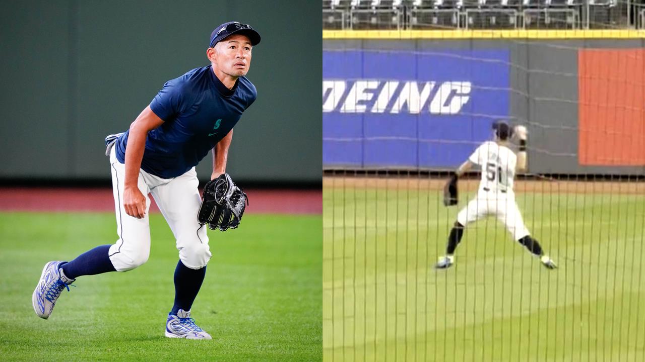 MLB(影)／鈴木一朗在大聯盟先發？水手練習賽赫見他扛先發外野手、上千人進場朝聖