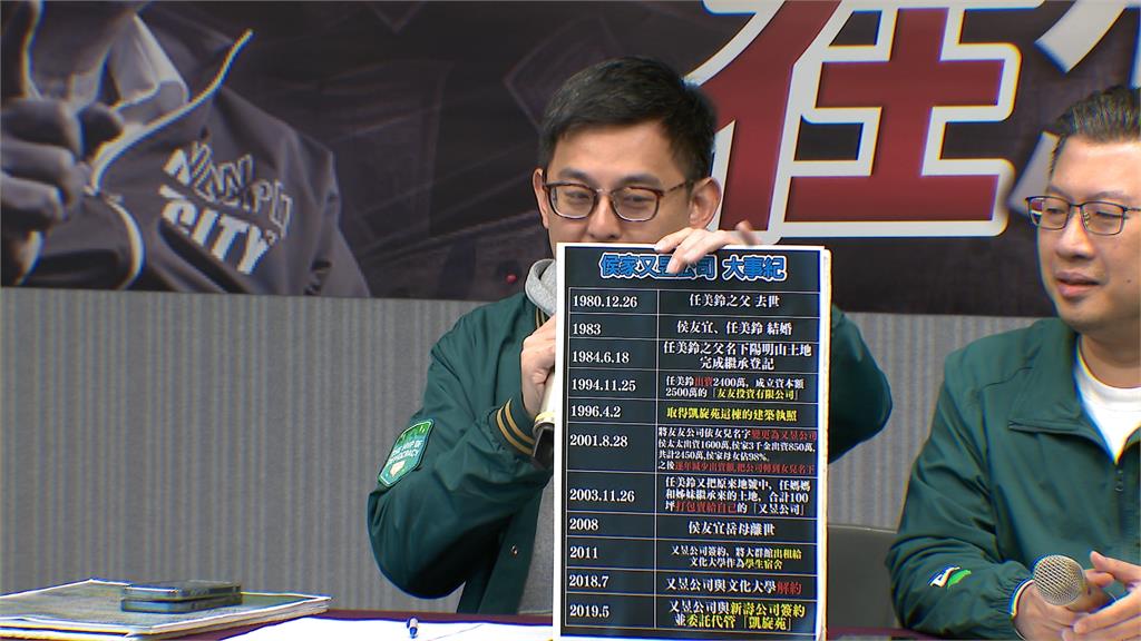 指婚後「友友公司」蓋凱旋苑! 民進黨:侯友宜別撇清
