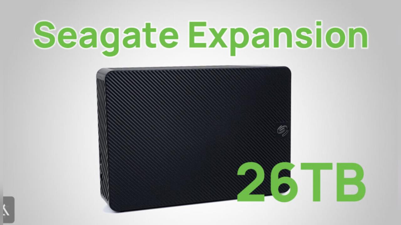 「開箱」Seagate Expansion 26TB – 資料的最後一理路，划算的冷儲存方案
