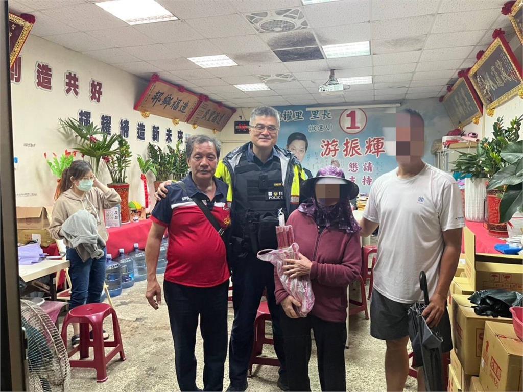 7旬婦雨夜失聯　大園警、里長耗2小時尋人