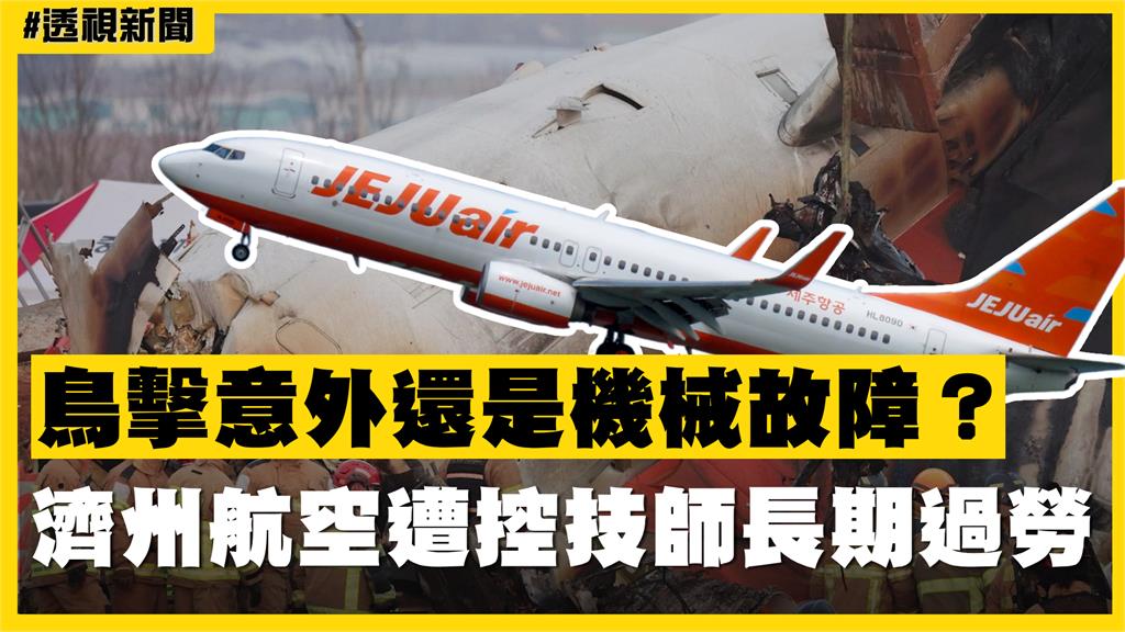 透視新聞／鳥擊意外還是機械故障？濟州航空遭控技師長期過勞
