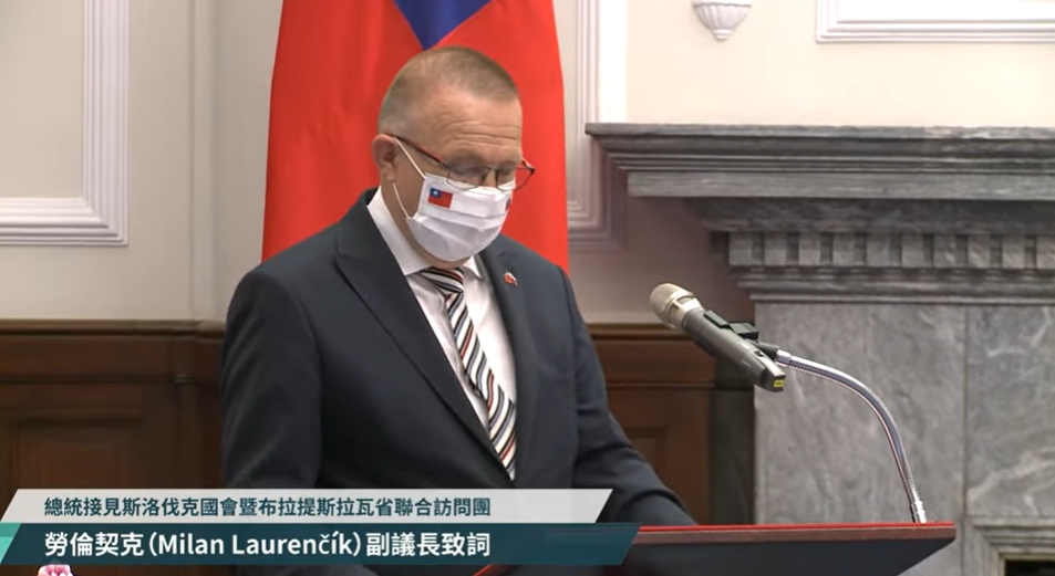 快新聞/「蔡英文是台灣民主自由化身」! 斯洛伐克副議長:好友不會因阻撓妥協