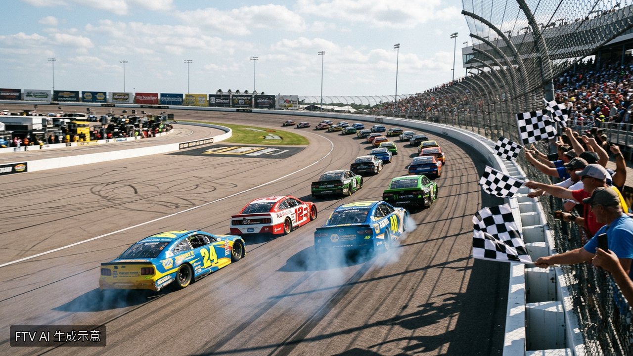 NASCAR堪薩斯站逆轉奪冠 Kyle Larson擴大積分領先優勢