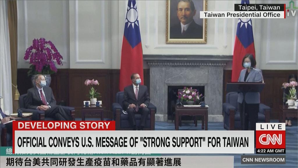 美衛生部長拜會蔡總統 CNN派團隊赴台灣觀察