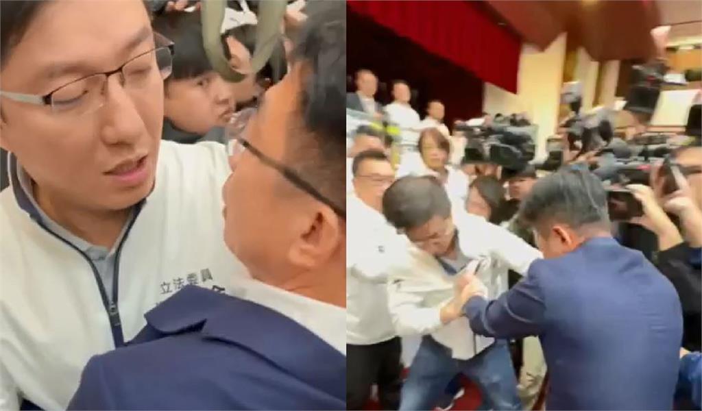 快新聞／近身肉搏張智倫　郭國文曝新畫面控：國民黨用暴力禁止發言