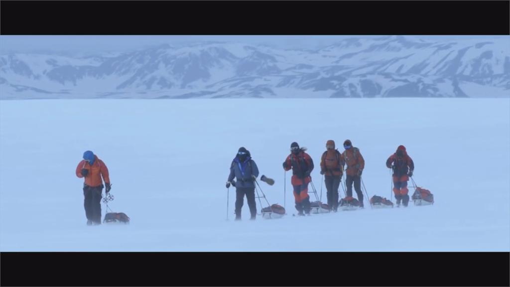 宥勝挑戰南極長征隊 12/23凌晨抵南極點