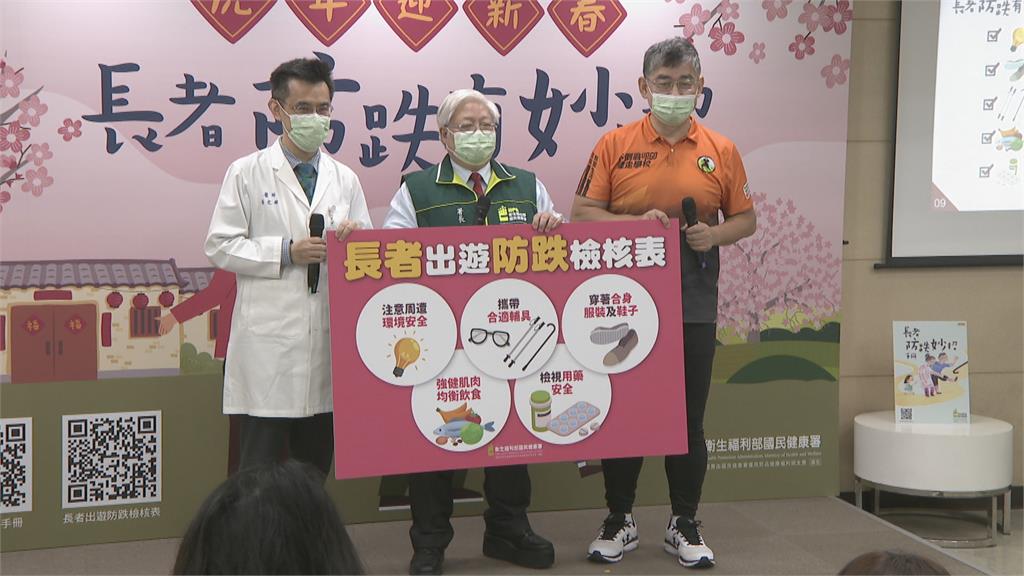 每6長者就有1人曾跌倒　國健署「5防跌撇步」