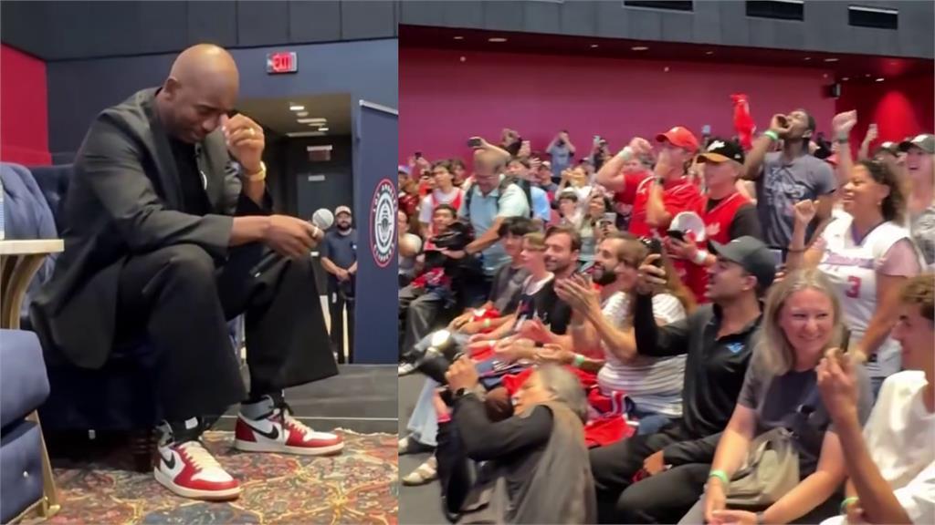 NBA(影)／保羅船長哭了！重返快艇記者會太感動　大批鐵粉高喊「CP3」歡迎回家