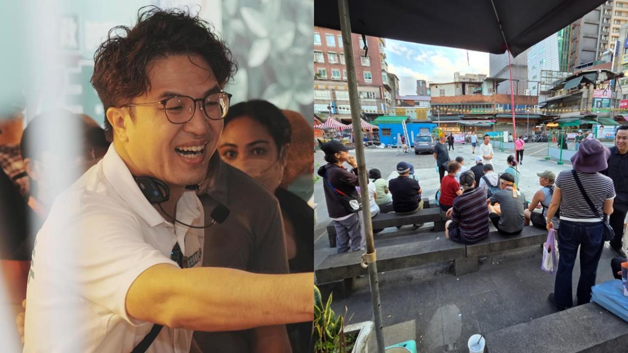 沈伯洋掃街景美夜市！活動前2hrs「驚見支持者卡位」網震驚：這是深藍文山區？