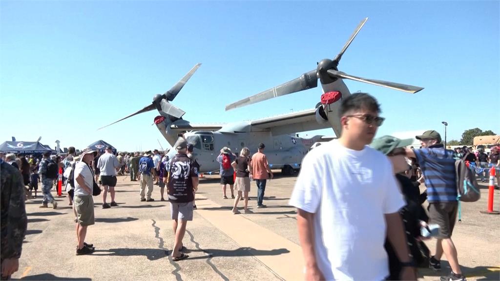 澳洲達爾文「漆黑」軍演休息日　對外開放、展出30架戰機湧人潮