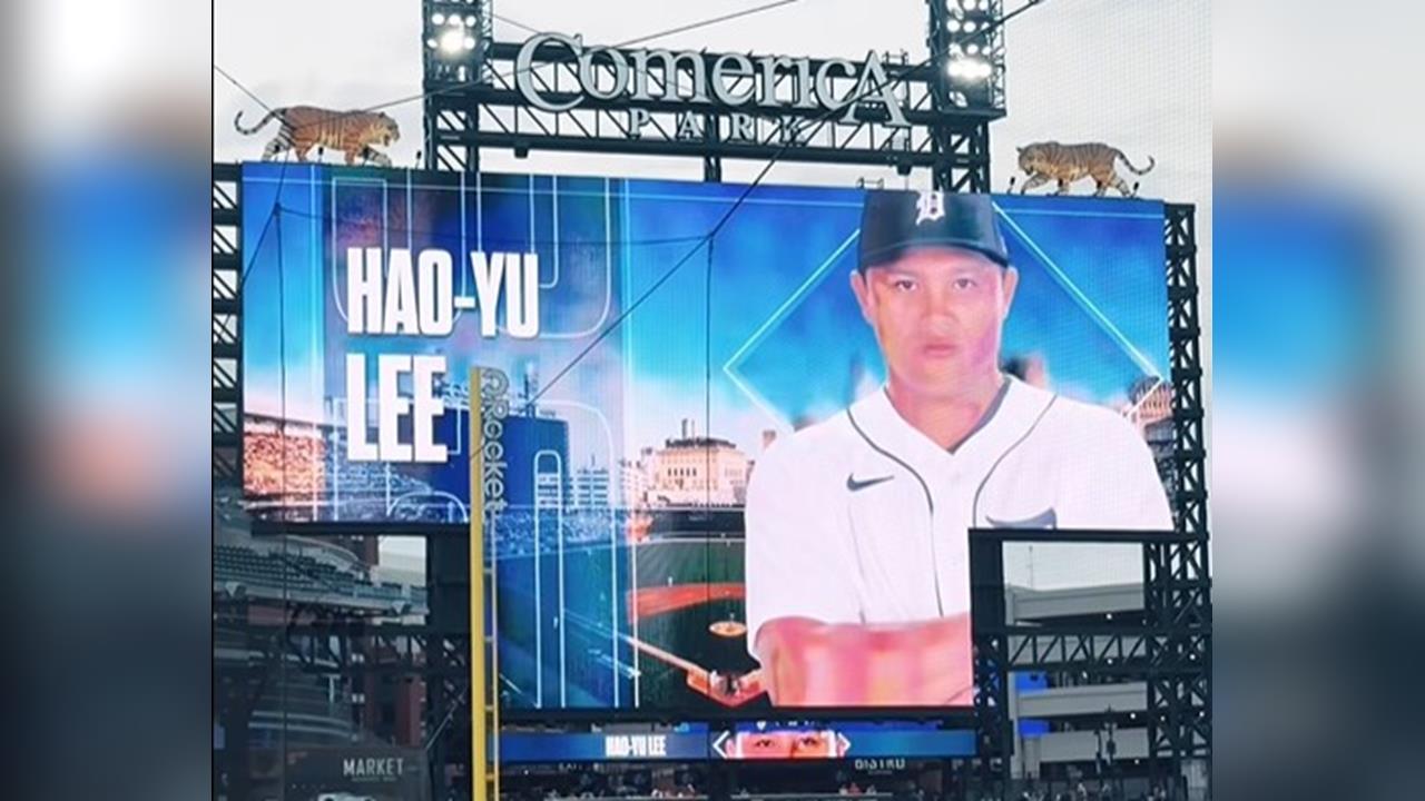 MLB(影)／大聯盟高規格待遇！李灝宇主場「動畫+簽名」登場連兩場安打證明實力