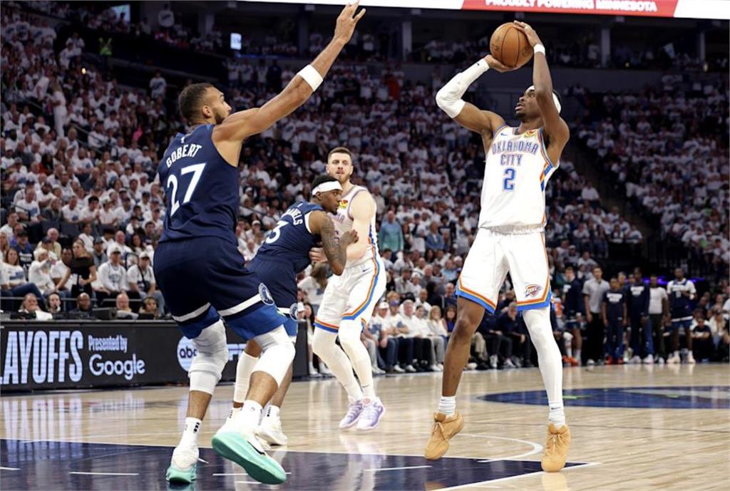 NBA季後賽(影)／一哥亞歷山大狂攻40分！雷霆128:126勝灰狼系列賽聽牌