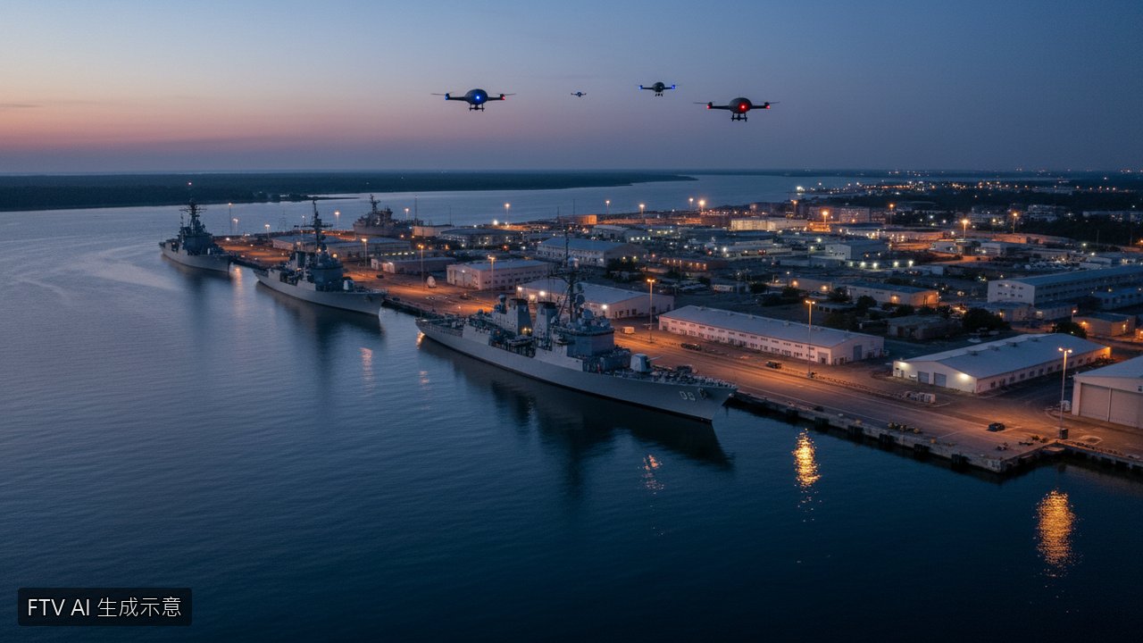 伊朗革命衛隊無人機突襲美軍第五艦隊　報復美國空襲南部港口