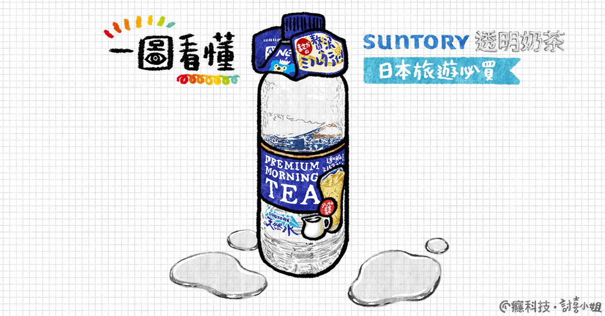 一圖看懂 Suntory透明奶茶 日本旅遊必買伴手禮