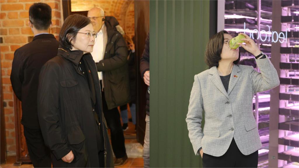 蔡英文訪歐「穿9萬風衣」遭酸炫富！他笑「難道要像阿北」：穿西裝褲搭球鞋？