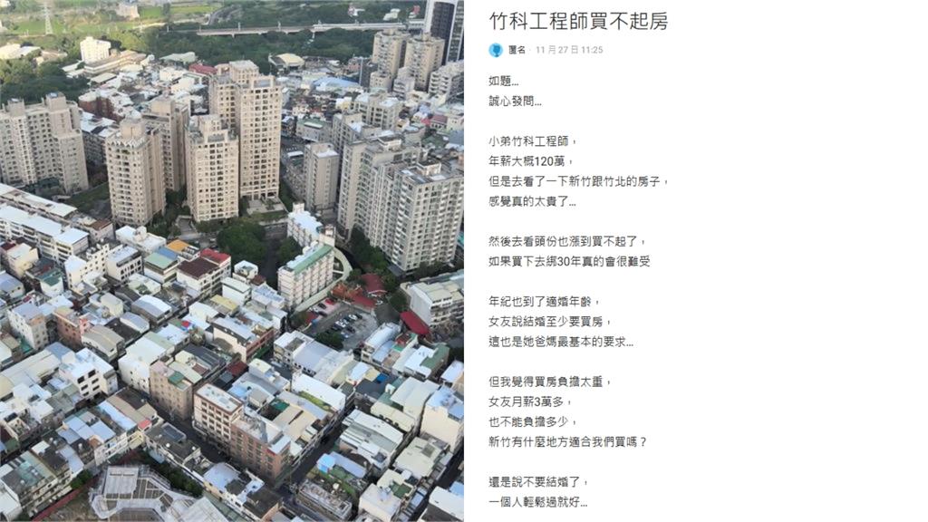 竹科工程師「年薪120萬」買不起房?内行推「9蛋白區」:用時間換房價
