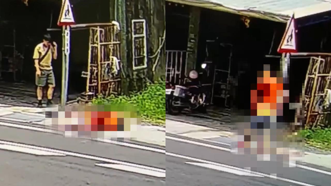 台南29歲男不滿妻被私訊「持刀闖宅殺好友」！全身血「爬路邊倒地」畫面曝